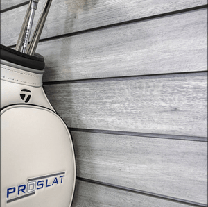 Proslat 8 ft. x 4 ft. PROCORE+ Gray Wood PVC Slatwall – 2 Pack 64 sq ft 87721K