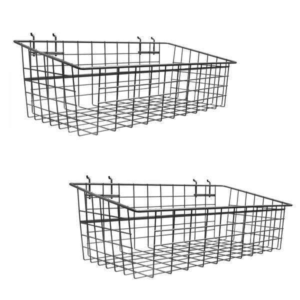 Proslat Basket 24 x 12.5 x 8 in. – 2 pack 39022 Award winning proslat slatwall is designed to be modular, simple, and easy to install. Proslat slatwall panels come with a no-hassle lifetime warranty.