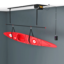 Load image into Gallery viewer, Proslat Garage Gator Single Canoe &amp; Kayak 220 lb Hoist kit 66068K Garage storage lift is safe and a great storage solution. A bike wall mount that is heavy duty and customizable