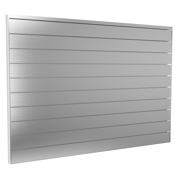 Proslat 8 ft. x 4 ft. Aluminium Slatwall 88900 Award winning proslat slatwall is designed to be modular, simple, and easy to install. Proslat slatwall panels come with a no-hassle lifetime warranty.