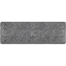 Load image into Gallery viewer, WellnessMats Bella Estates Shades of Silver 6&#39;X2&#39;X3/4&quot; An anti-microbial kitchen mat. An ergo mat that reduces impact on the legs and back