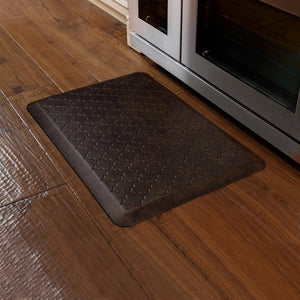 WellnessMats Trellis Antique Mat Collection 3' X 2' X 3/4" A recyclable kitchen rug. Anti-microbial floor mat that gives comfort to your feet.