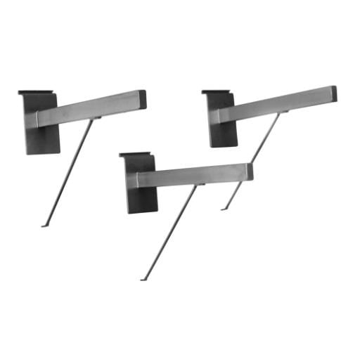 Proslat Shelf Bracket – 3 pack 13030 Easily accessible garage slatwall for the busy lives of sports fanatics. Proslatwall is built strong that can hold up to 75 lb per sq. ft.